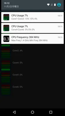 CPU Stats android App screenshot 2